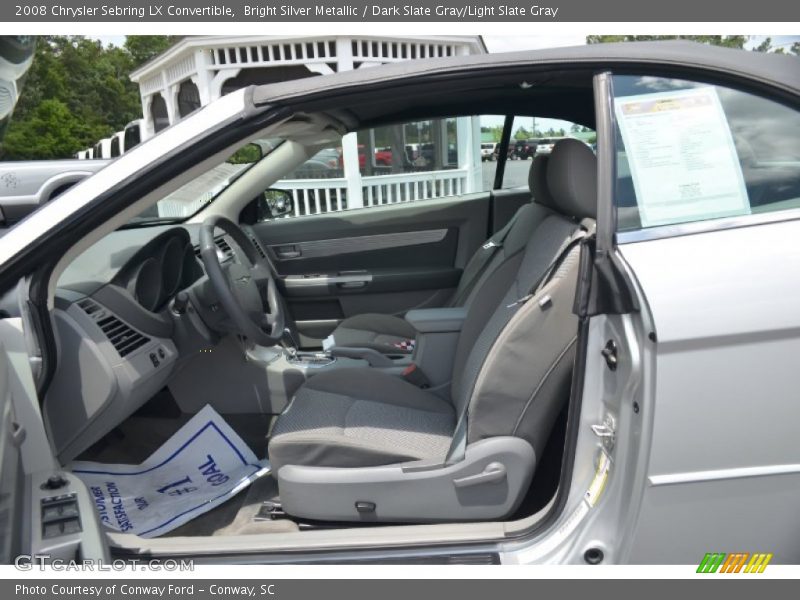 Bright Silver Metallic / Dark Slate Gray/Light Slate Gray 2008 Chrysler Sebring LX Convertible