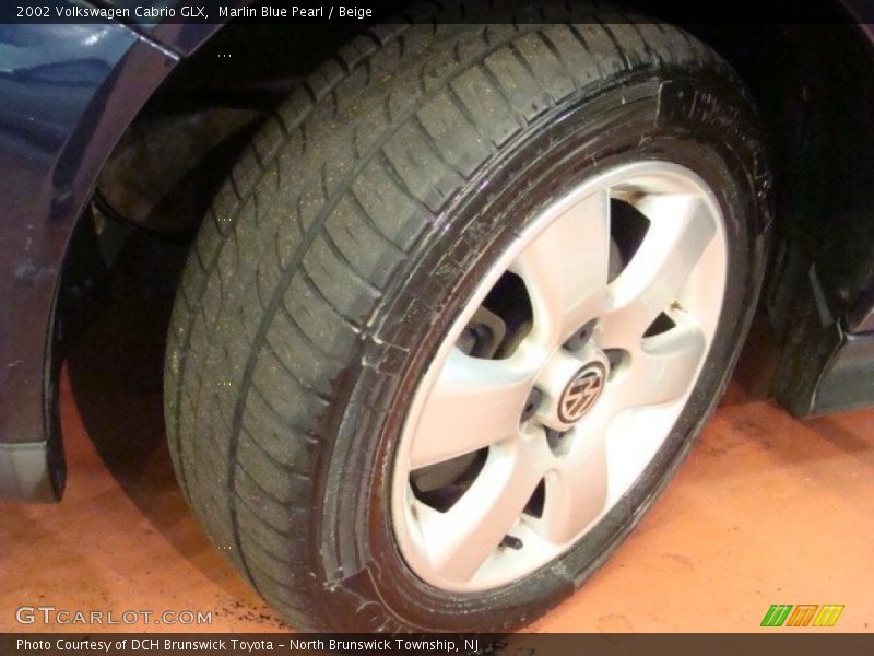 Marlin Blue Pearl / Beige 2002 Volkswagen Cabrio GLX