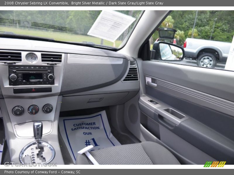 Bright Silver Metallic / Dark Slate Gray/Light Slate Gray 2008 Chrysler Sebring LX Convertible