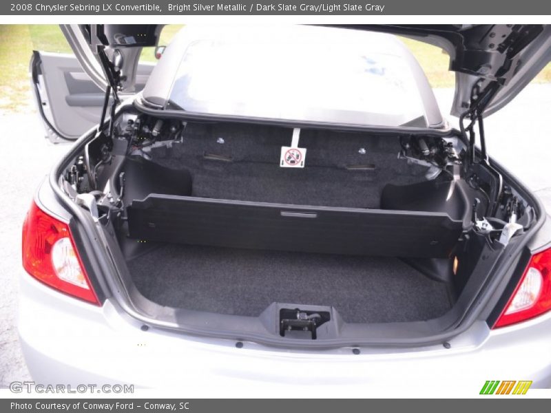 Bright Silver Metallic / Dark Slate Gray/Light Slate Gray 2008 Chrysler Sebring LX Convertible