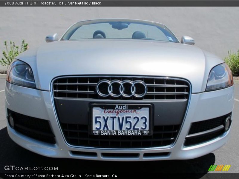 Ice Silver Metallic / Black 2008 Audi TT 2.0T Roadster