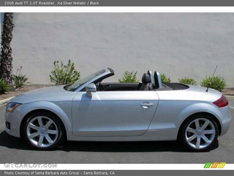 Ice Silver Metallic / Black 2008 Audi TT 2.0T Roadster