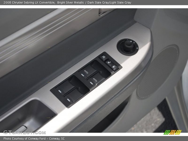Bright Silver Metallic / Dark Slate Gray/Light Slate Gray 2008 Chrysler Sebring LX Convertible