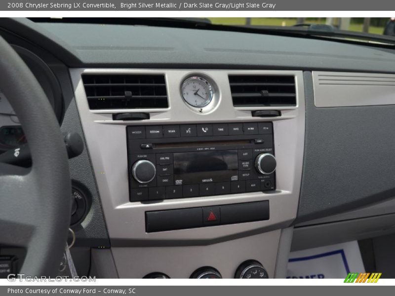 Bright Silver Metallic / Dark Slate Gray/Light Slate Gray 2008 Chrysler Sebring LX Convertible