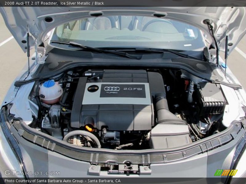 Ice Silver Metallic / Black 2008 Audi TT 2.0T Roadster