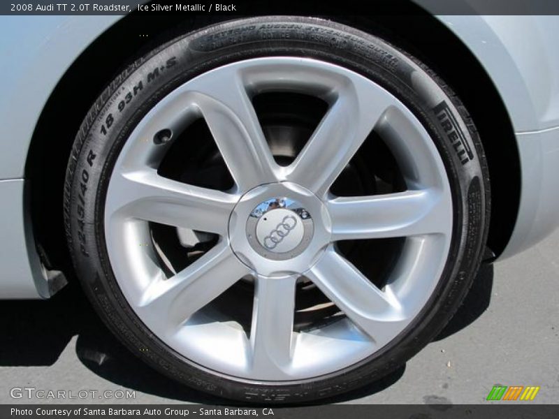 Ice Silver Metallic / Black 2008 Audi TT 2.0T Roadster