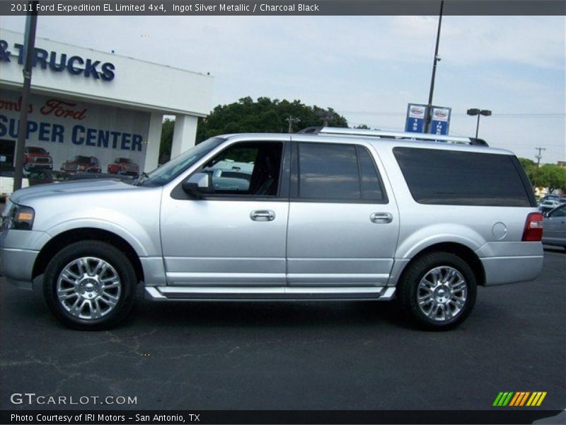 Ingot Silver Metallic / Charcoal Black 2011 Ford Expedition EL Limited 4x4