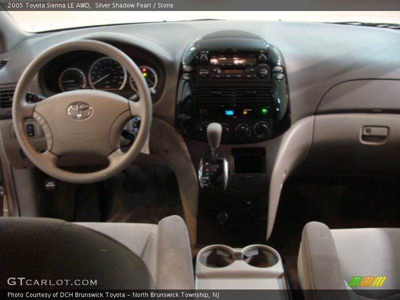 Silver Shadow Pearl / Stone 2005 Toyota Sienna LE AWD