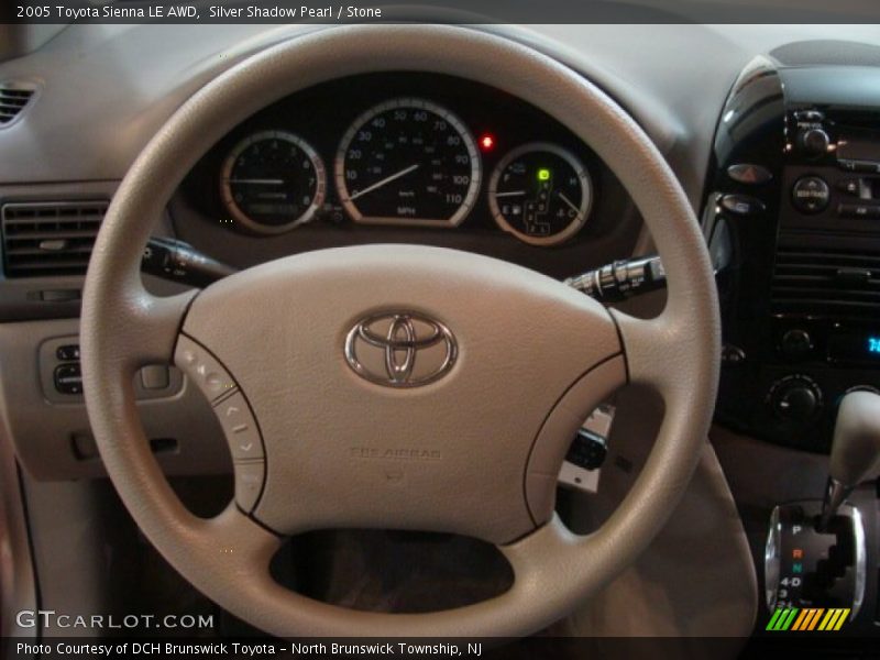 Silver Shadow Pearl / Stone 2005 Toyota Sienna LE AWD
