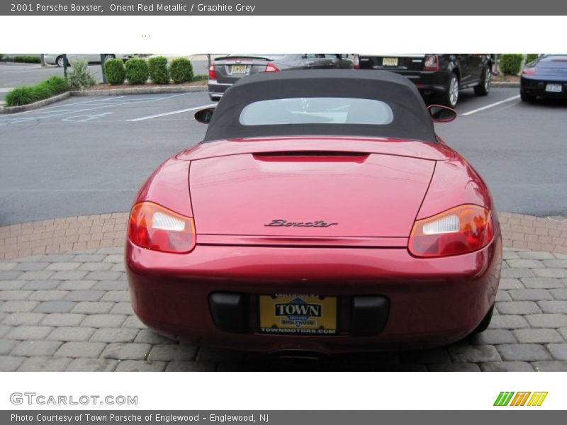 Orient Red Metallic / Graphite Grey 2001 Porsche Boxster