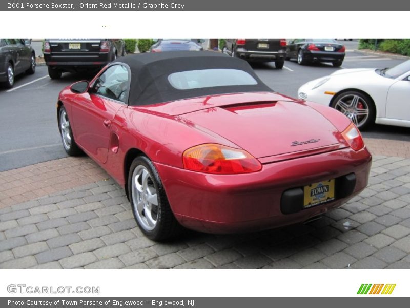 Orient Red Metallic / Graphite Grey 2001 Porsche Boxster