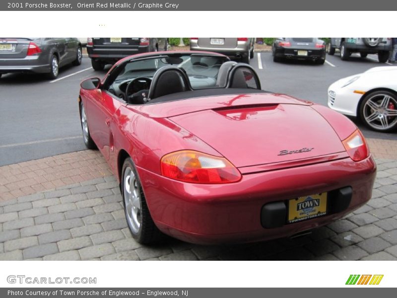 Orient Red Metallic / Graphite Grey 2001 Porsche Boxster