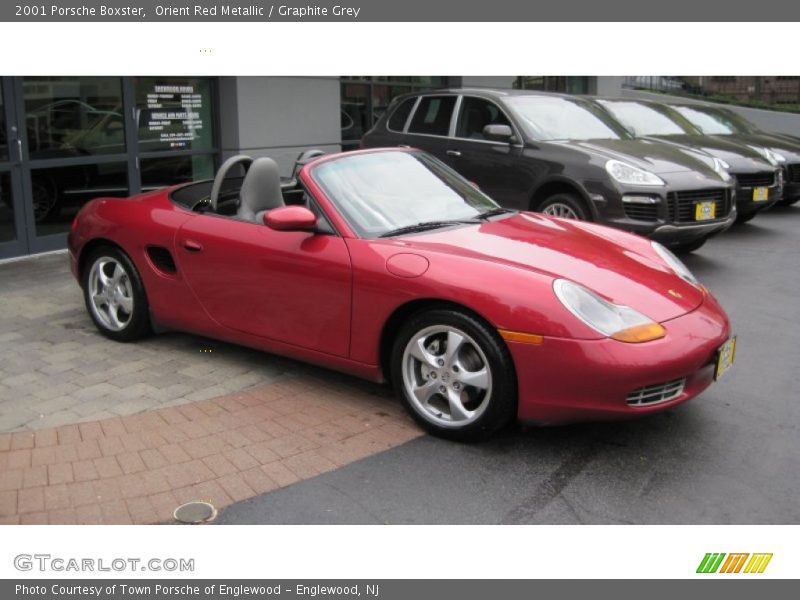 Orient Red Metallic / Graphite Grey 2001 Porsche Boxster
