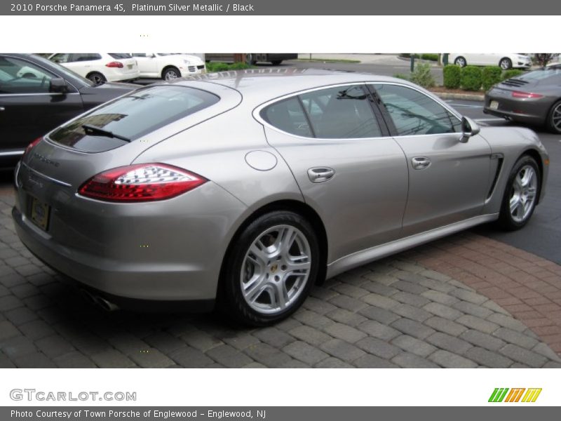 Platinum Silver Metallic / Black 2010 Porsche Panamera 4S