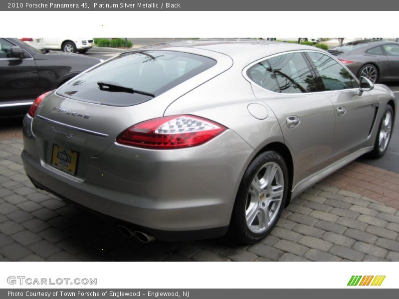 Platinum Silver Metallic / Black 2010 Porsche Panamera 4S