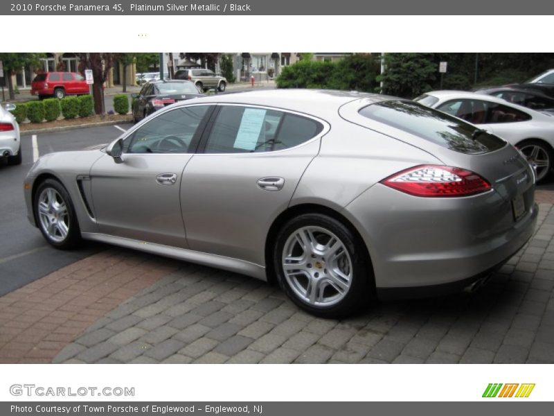Platinum Silver Metallic / Black 2010 Porsche Panamera 4S