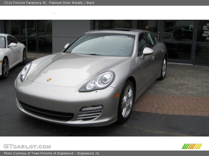 Platinum Silver Metallic / Black 2010 Porsche Panamera 4S