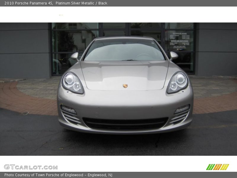 Platinum Silver Metallic / Black 2010 Porsche Panamera 4S