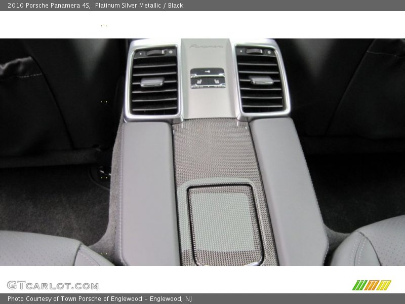Platinum Silver Metallic / Black 2010 Porsche Panamera 4S