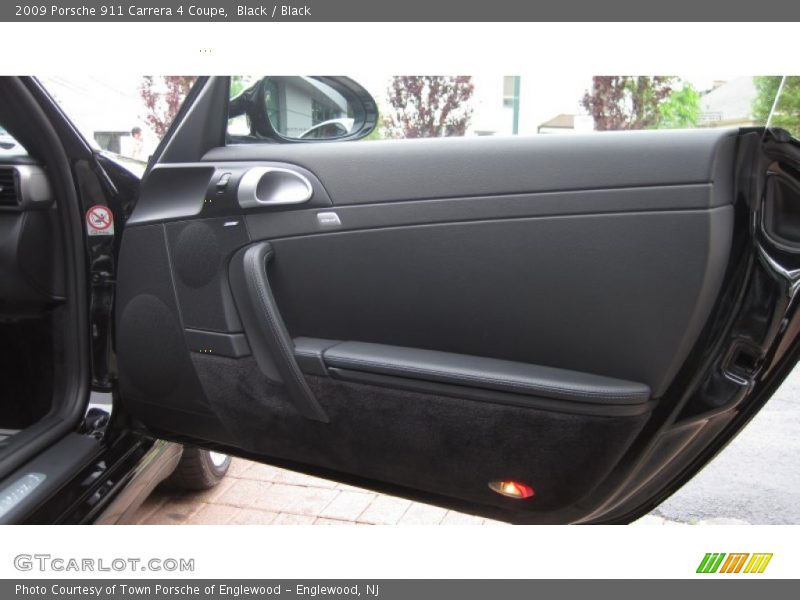 Black / Black 2009 Porsche 911 Carrera 4 Coupe