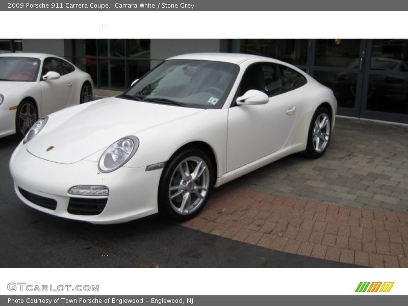 Carrara White / Stone Grey 2009 Porsche 911 Carrera Coupe