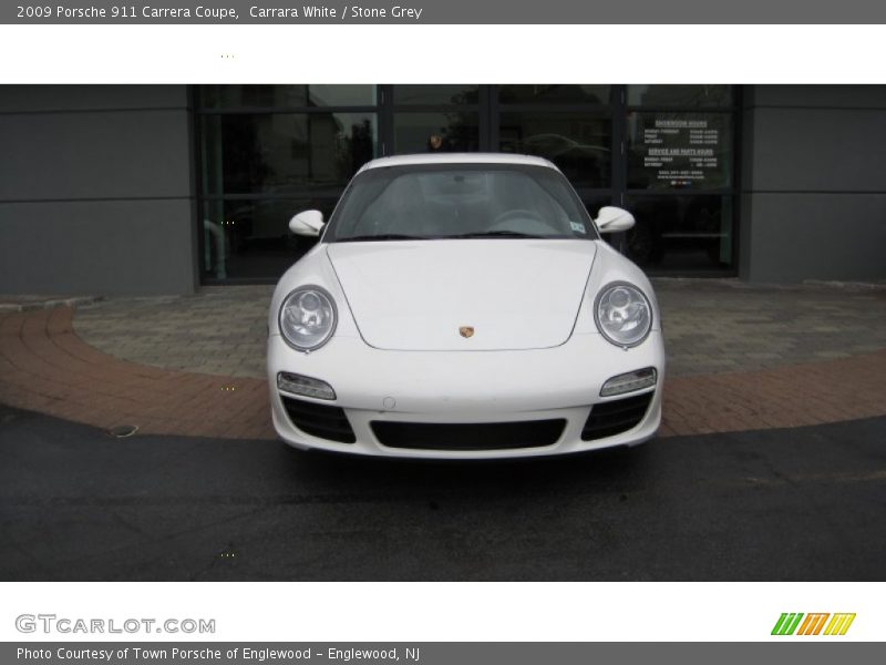 Carrara White / Stone Grey 2009 Porsche 911 Carrera Coupe