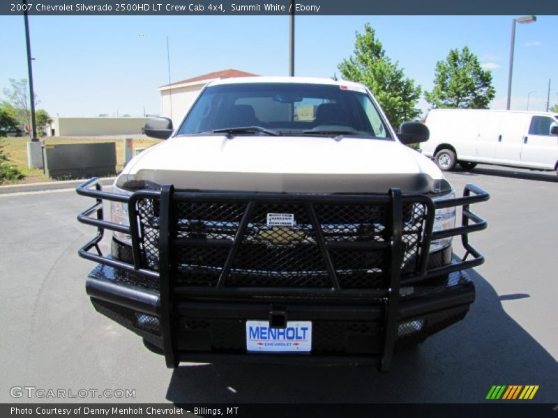 Summit White / Ebony 2007 Chevrolet Silverado 2500HD LT Crew Cab 4x4