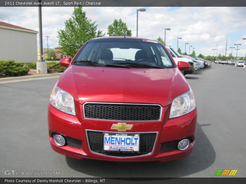 Sport Red / Charcoal 2011 Chevrolet Aveo Aveo5 LT