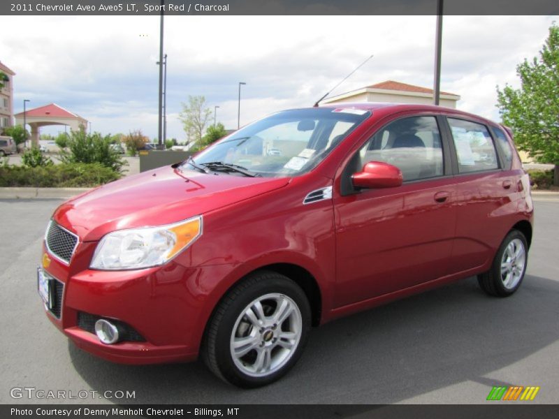 Sport Red / Charcoal 2011 Chevrolet Aveo Aveo5 LT