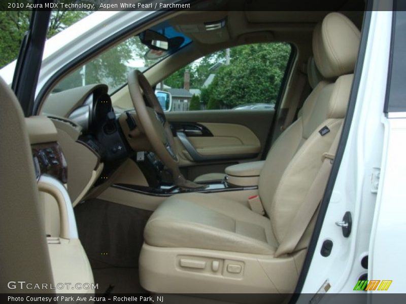 Aspen White Pearl / Parchment 2010 Acura MDX Technology