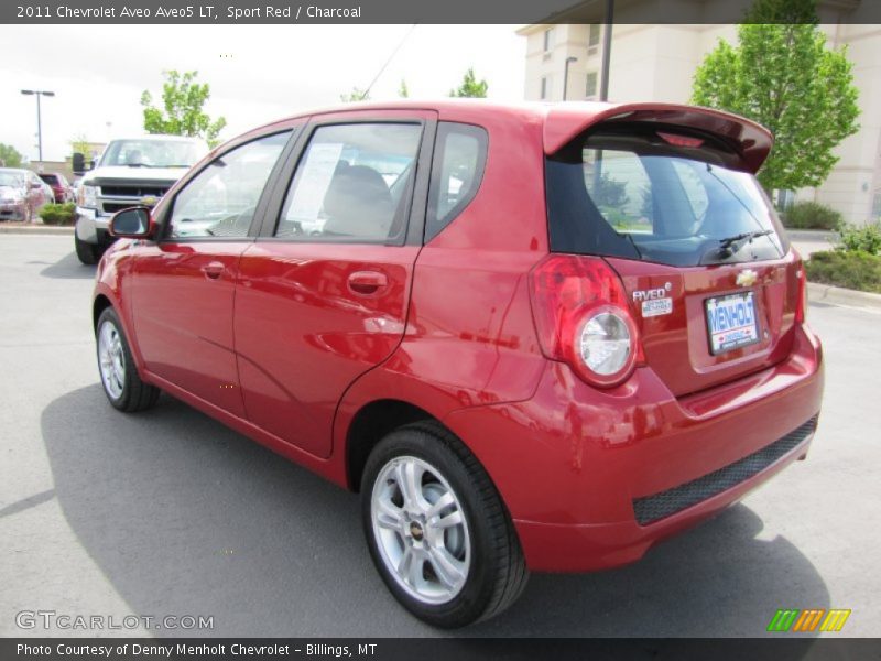 Sport Red / Charcoal 2011 Chevrolet Aveo Aveo5 LT