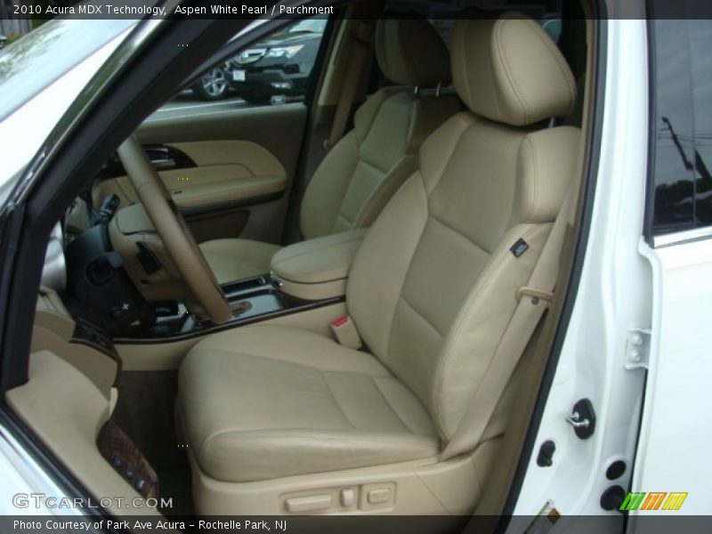 Aspen White Pearl / Parchment 2010 Acura MDX Technology