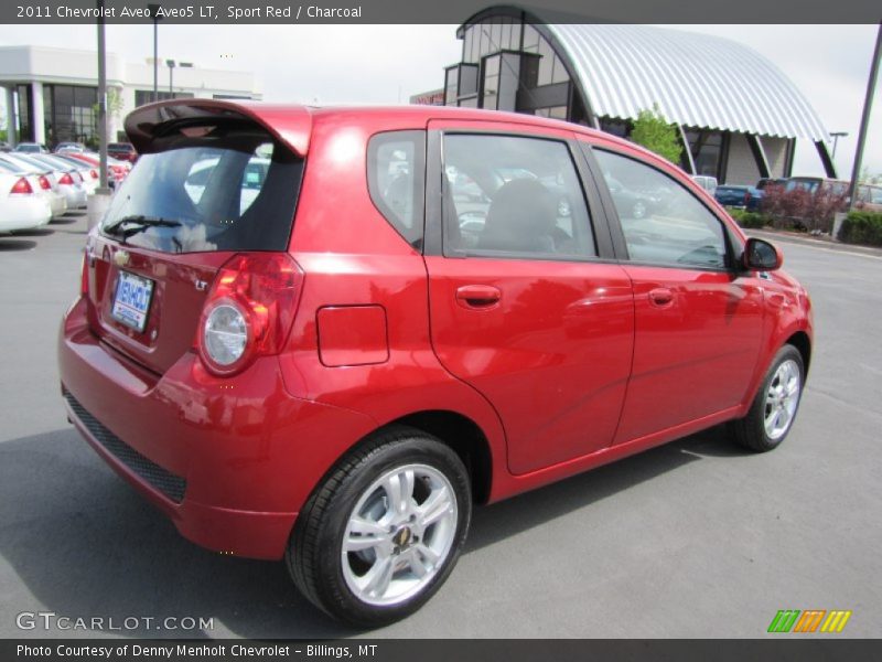 Sport Red / Charcoal 2011 Chevrolet Aveo Aveo5 LT
