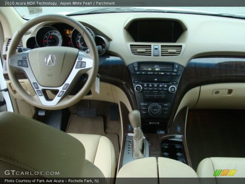 Aspen White Pearl / Parchment 2010 Acura MDX Technology