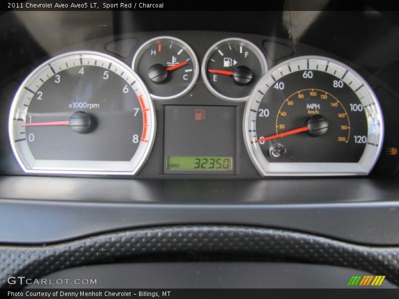 Sport Red / Charcoal 2011 Chevrolet Aveo Aveo5 LT