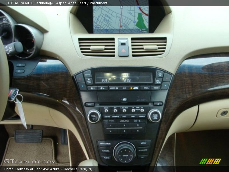 Aspen White Pearl / Parchment 2010 Acura MDX Technology