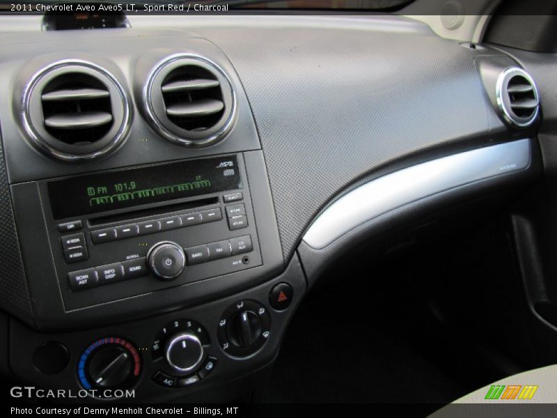 Sport Red / Charcoal 2011 Chevrolet Aveo Aveo5 LT