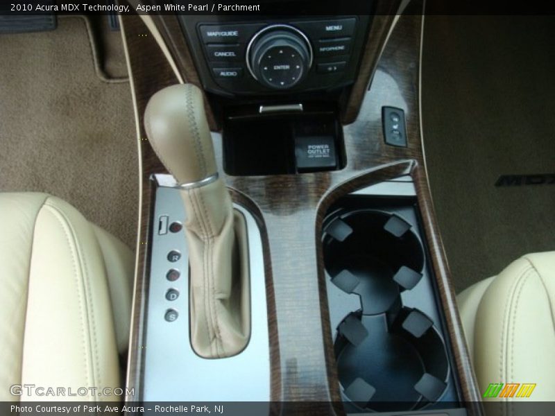 Aspen White Pearl / Parchment 2010 Acura MDX Technology