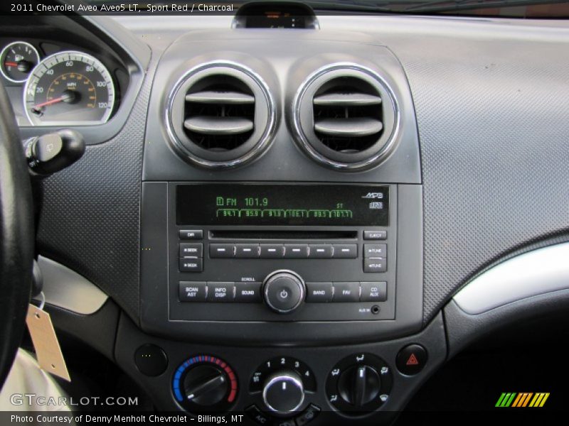 Sport Red / Charcoal 2011 Chevrolet Aveo Aveo5 LT
