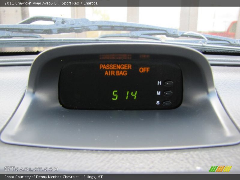 Sport Red / Charcoal 2011 Chevrolet Aveo Aveo5 LT