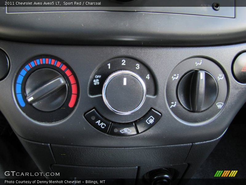Sport Red / Charcoal 2011 Chevrolet Aveo Aveo5 LT