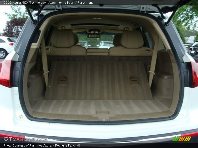 Aspen White Pearl / Parchment 2010 Acura MDX Technology