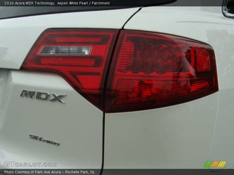 Aspen White Pearl / Parchment 2010 Acura MDX Technology