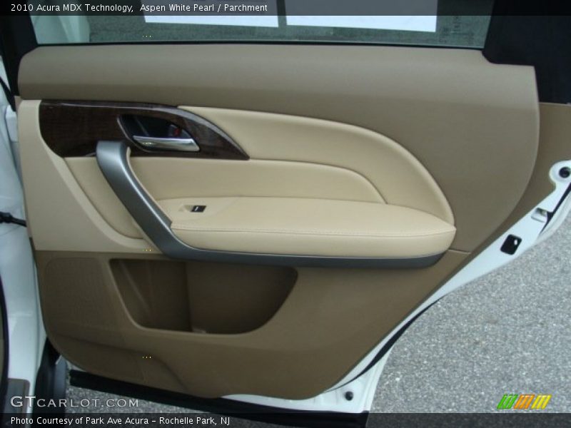 Aspen White Pearl / Parchment 2010 Acura MDX Technology