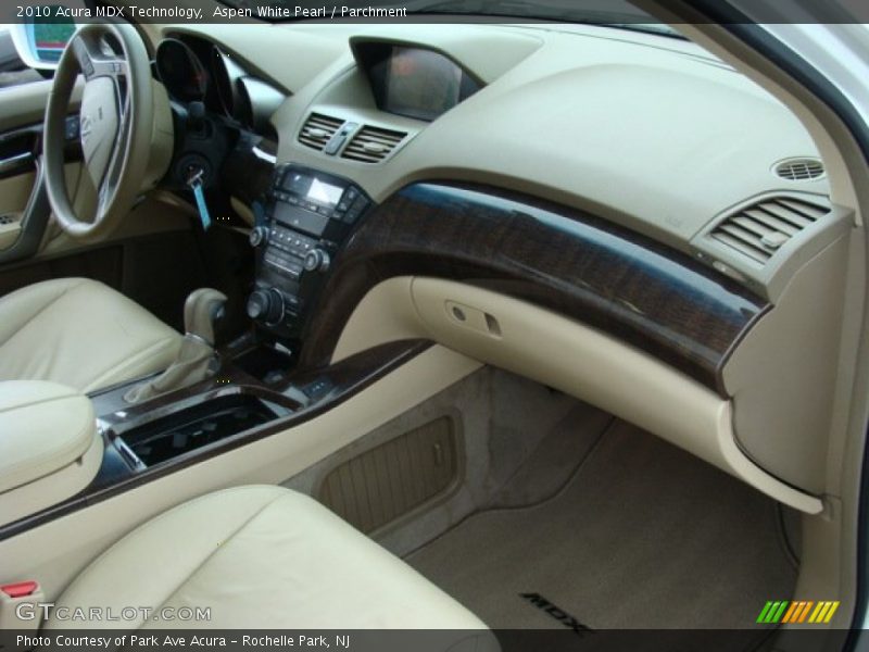 Aspen White Pearl / Parchment 2010 Acura MDX Technology