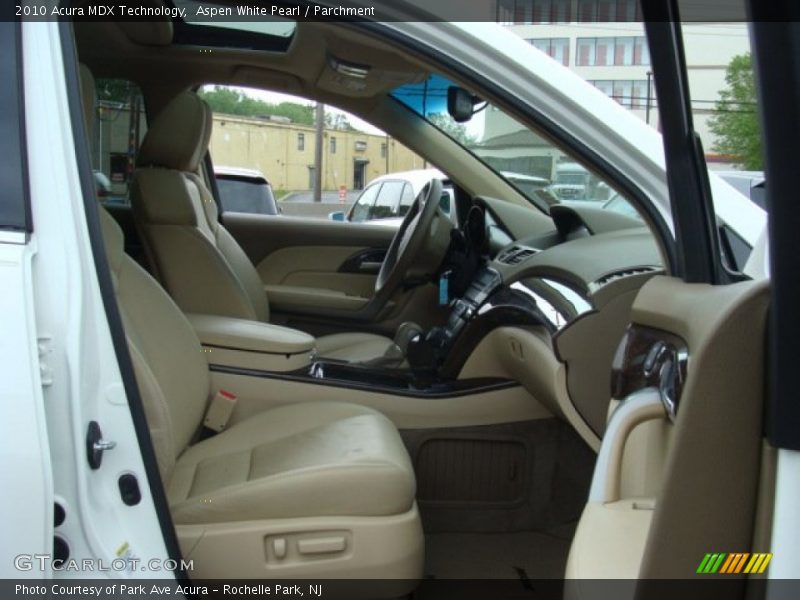 Aspen White Pearl / Parchment 2010 Acura MDX Technology