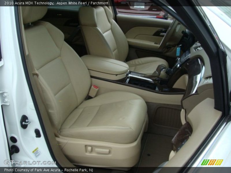 Aspen White Pearl / Parchment 2010 Acura MDX Technology