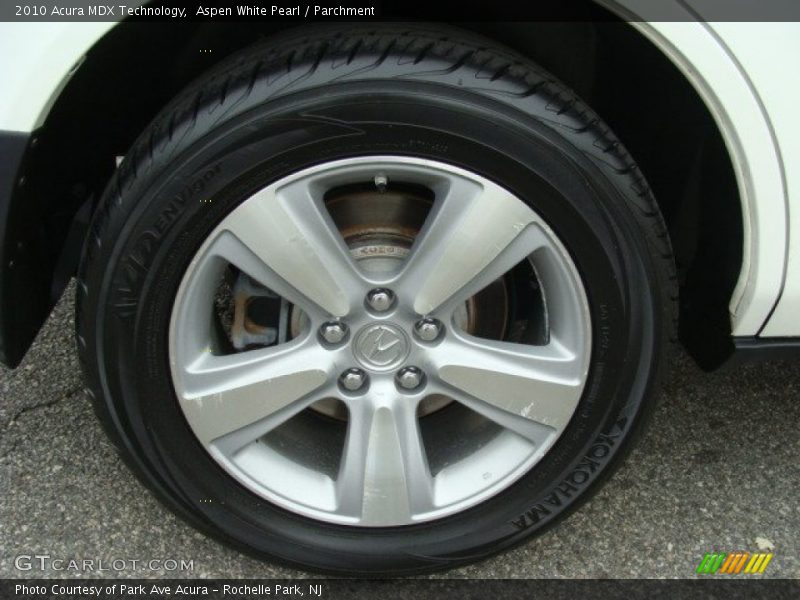 Aspen White Pearl / Parchment 2010 Acura MDX Technology