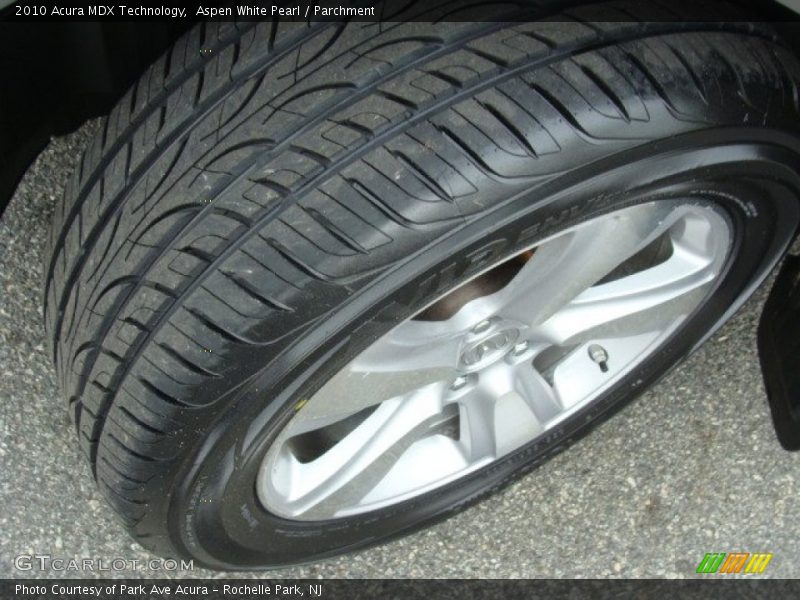 Aspen White Pearl / Parchment 2010 Acura MDX Technology
