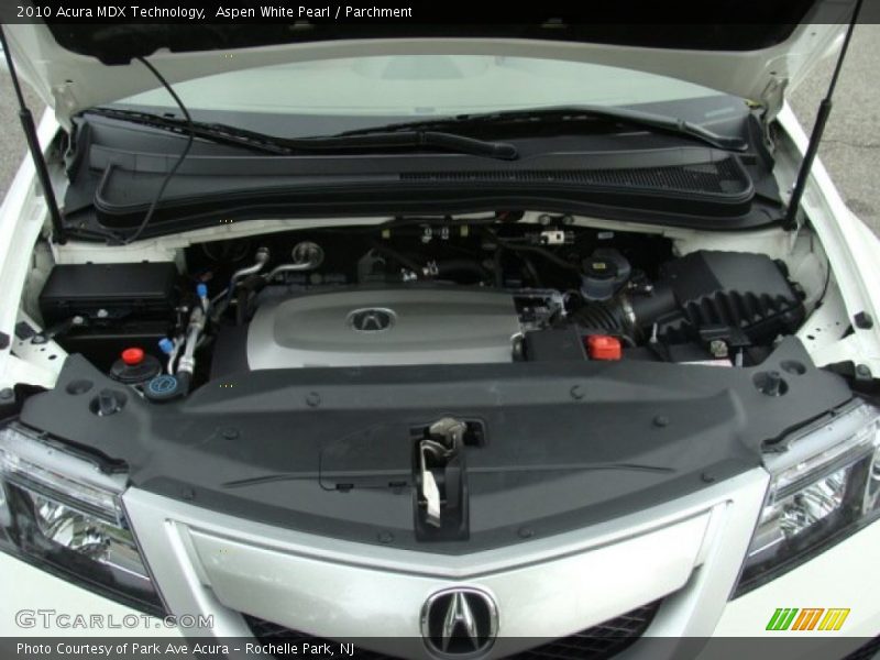 Aspen White Pearl / Parchment 2010 Acura MDX Technology